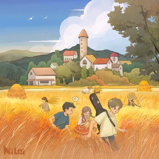 Cover art for 辺境村でスローライフ, illustrated by 悦琦君