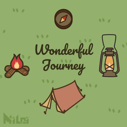 Cover art for Wonderful Journey, illustrated by NakaAzusa